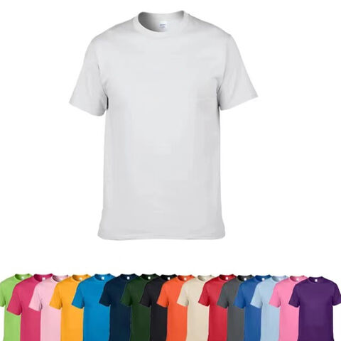 Camisetas Deportivas Manga Corta Cuello Redondo Color Sólido