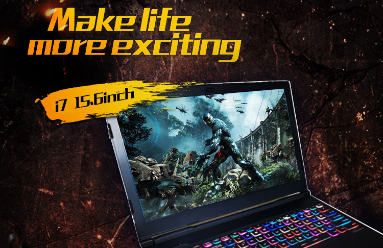 High Quality Portable 15.6 Core I7-7700hq Notbook 1tb+128gb Slim Gaming ...