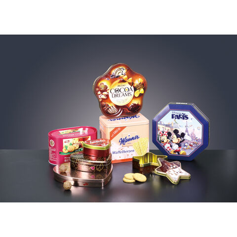 Blulu Red Heart Shaped Metal Tins with Lids Valentine's Day Candy Boxes  Biscuits Jar Empty Tin Box Candy Chocolate Boxes Heart Shape Containers  Heart