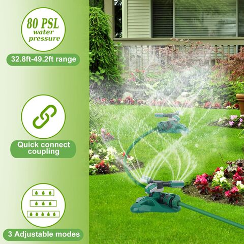 Buy Wholesale China New Design Automatic 360 Degree Rotating Irrigation  Grass Hose Yard Garden Sprinkler & Garden Sprinkler at USD 1.1