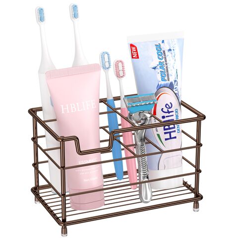 Soporte Eléctrico Para Cepillos De Dientes Estante De Almacenamiento Para  Dormitorio Cestas De Plástico Organizador Para El Hogar Accesorios De  Maquillaje Cepillo Dental