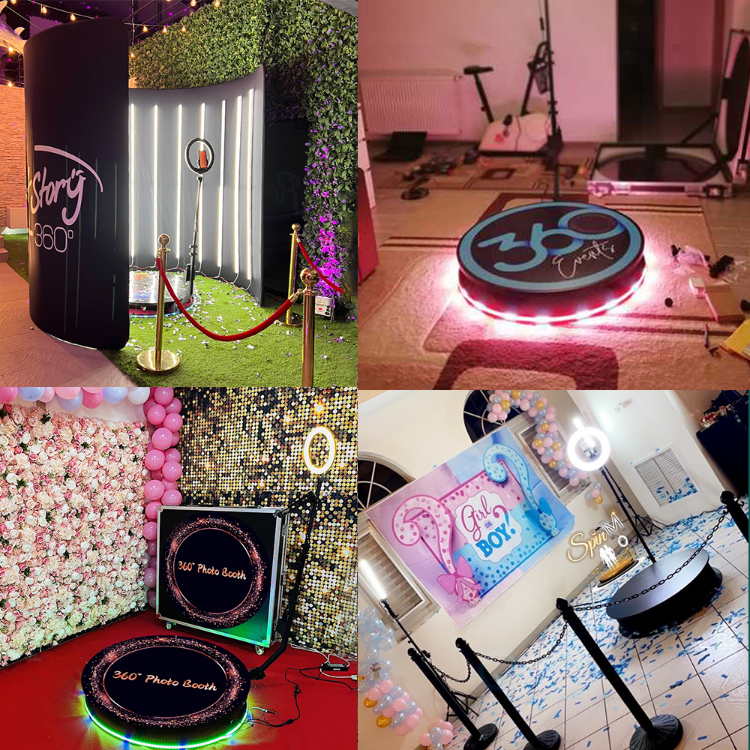 Hot Sales 360 Photo Booth Panoramic View Home Party Photobooth 360 ...