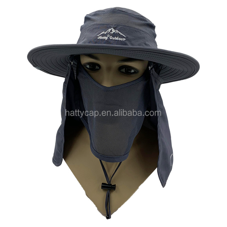 Buy Standard Quality China Wholesale Rts High Quality Polyester Hunting And  Fishing Custom Bucket Hat With Flap Neck Cover 360 Uv Sun Protection Fishing  Bucket Hat $2.5 Direct from Factory at Guangzhou