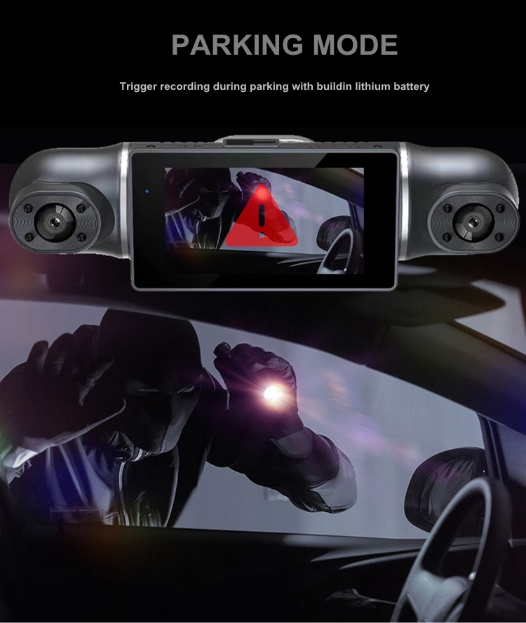 3 cameras dash camera model s1