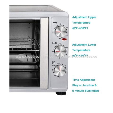 55L Toaster Oven with Double Glass and Rotisserie