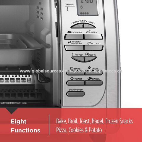 Mini horno eléctrico de convección para hornear, tostadora Vertical de  panadería, temporizador de 12L, máquina para