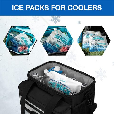 SUNLUG Cooler Ice Packs Reusable Ice Packs for Coolers Long Lasting Freezer  Packs