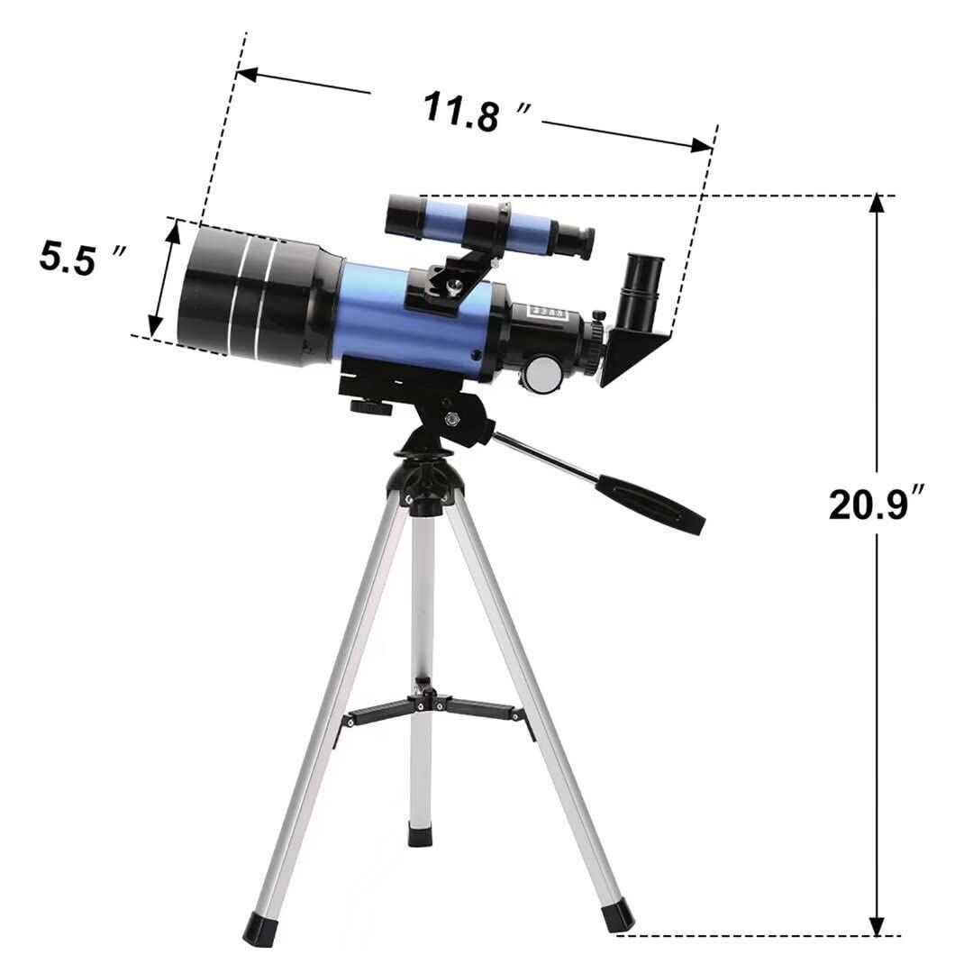 Telescopio para Principiantes y Ninos Telescopios Refractor Astronomico  Portati
