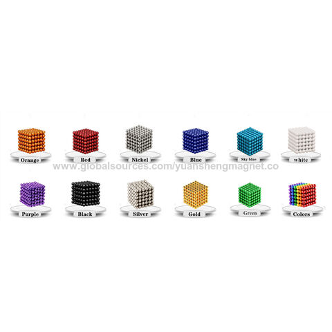 Cheap Factory Neodymium Color Magnetic Mini Magnetic Balls 5mm