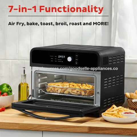 20L Compact Size Countertop Toaster Oven w/Timer-Bake-Broil-Toast