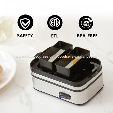 Buy Wholesale China Hard Boiled Medium Soft 6 Eggs Capacity Rapid Egg  Cooker Poacher Boiler & Egg Boiler at USD 3.45