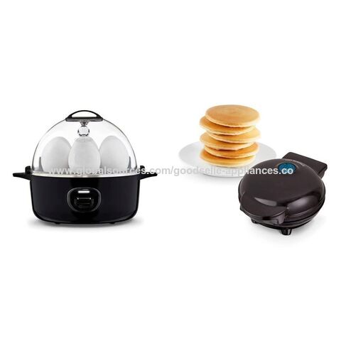  Dash Express Electric Egg Cooker, 7 Egg Capacity for Hard  Boiled, Poached, Scrambled, or Omelets with Cord Storage, Auto Shut Off  Feature, 360-Watt, Black: Home & Kitchen