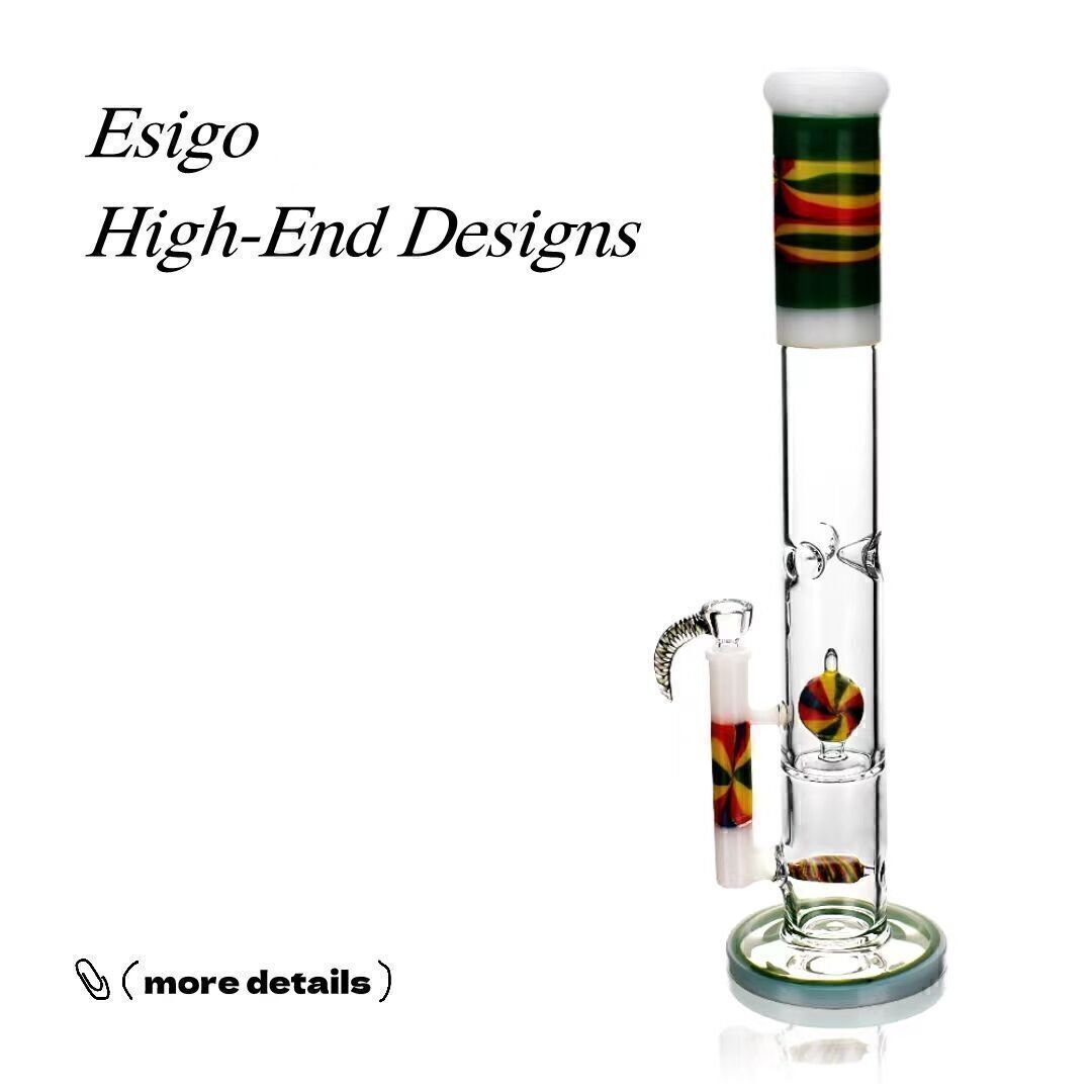 Buy Wholesale China Esigo Wholesale High End Gravity Double Tree Perc Wig Wag Hookah Shisha Big 6291