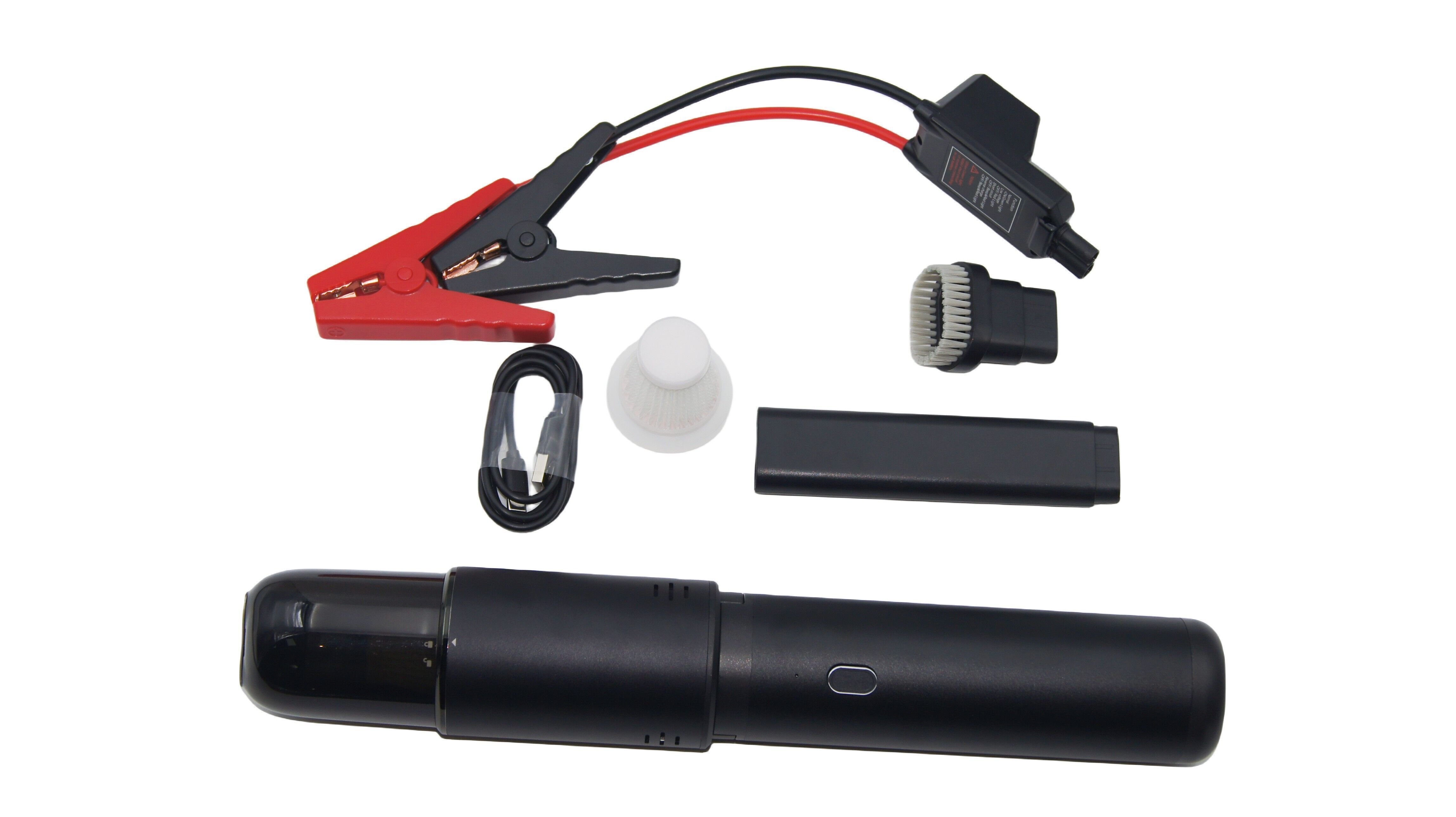 10000mah Car Jump Starter Battery Portable Power Bank 6000pa Suction