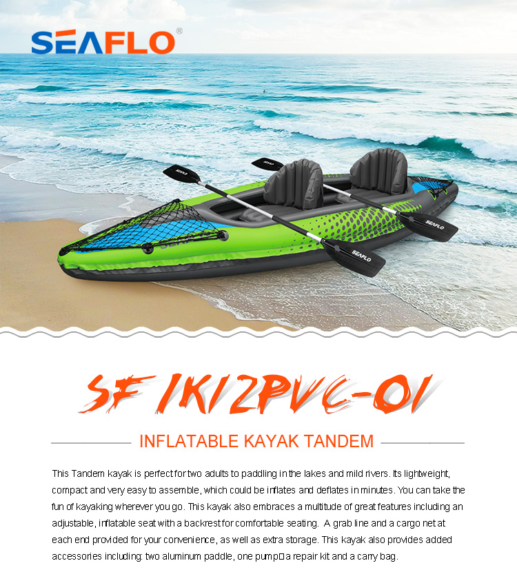 Seaflo Inflatable Kayak Solo - The Accessory Shop