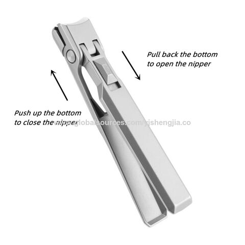 2 Pieces Oversized Thick Nail Clippers Wide Jaw Nail Cutter for Thick  Toenails and Fingernails, 15mm Nail Clippers Stainless Steel Toenail  Fingernail Clipper Trimmer for Men, Seniors, Adults (Silver) 