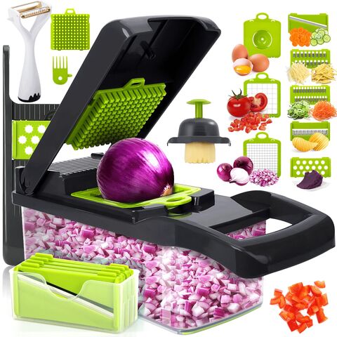 Buy Wholesale Canada Hand Operated Vegetable Mandoline Slicer Veggie Chopper,  Food Chopper Onion Cutter Vegetable Slicer & Vegetable Chopper Cutter With  Customized Logo at USD 10