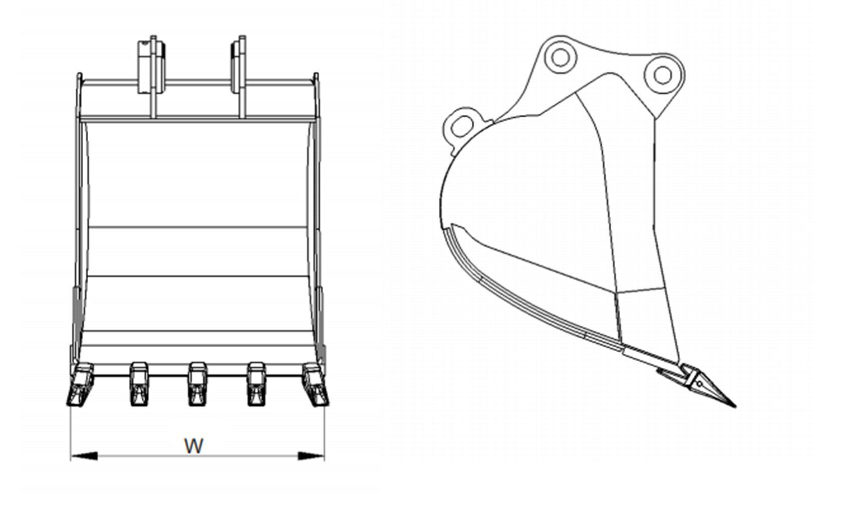 Buy Wholesale China Heavy Duty Digging Buckets For Loading And ...