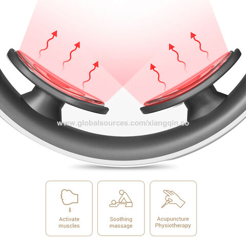 Electric Smart Neck Massager Vibration Pulse Cervical Device USB