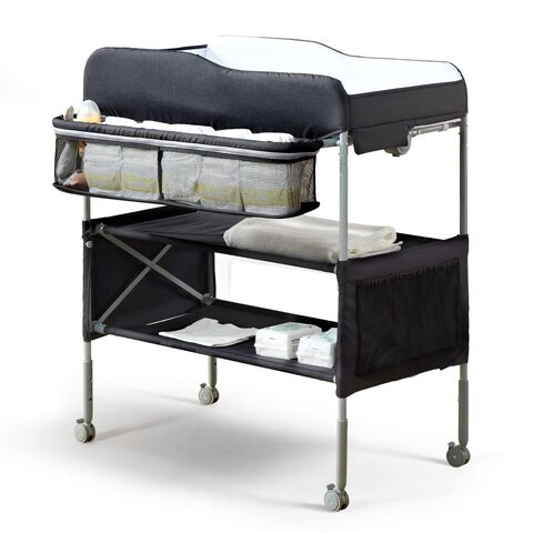 Foldable baby changing clearance station