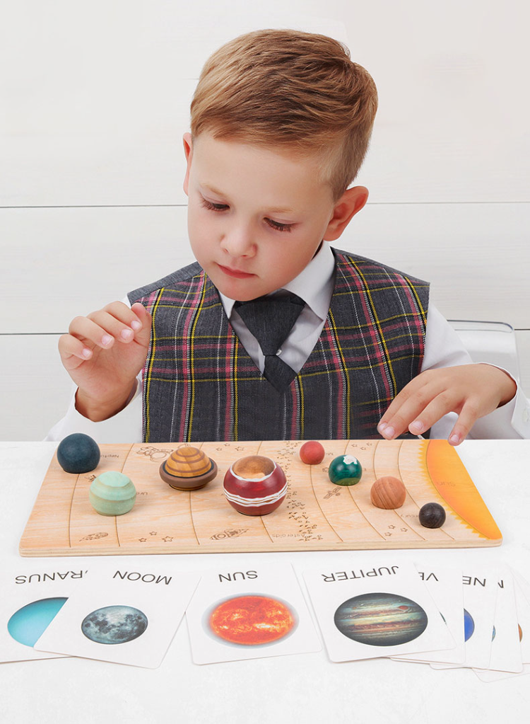 Bulk Buy China Wholesale Science Toys Solar System Model Colored Wooden