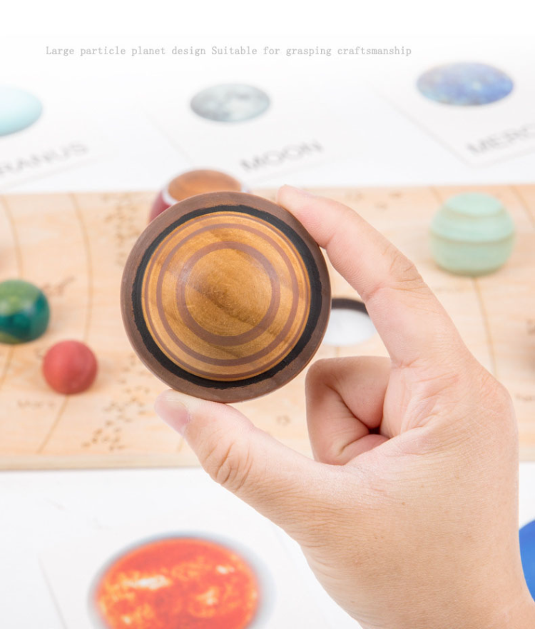 Bulk Buy China Wholesale Science Toys Solar System Model Colored Wooden
