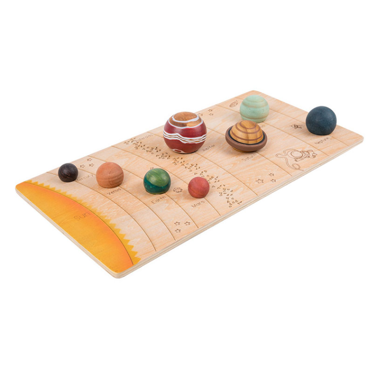 Bulk Buy China Wholesale Science Toys Solar System Model Colored Wooden