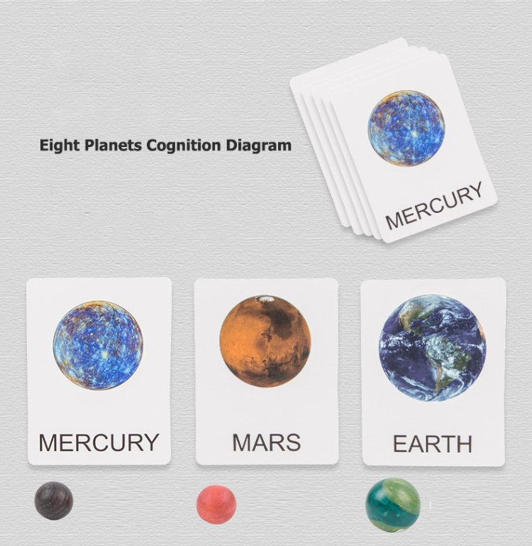 Bulk Buy China Wholesale Science Toys Solar System Model Colored Wooden