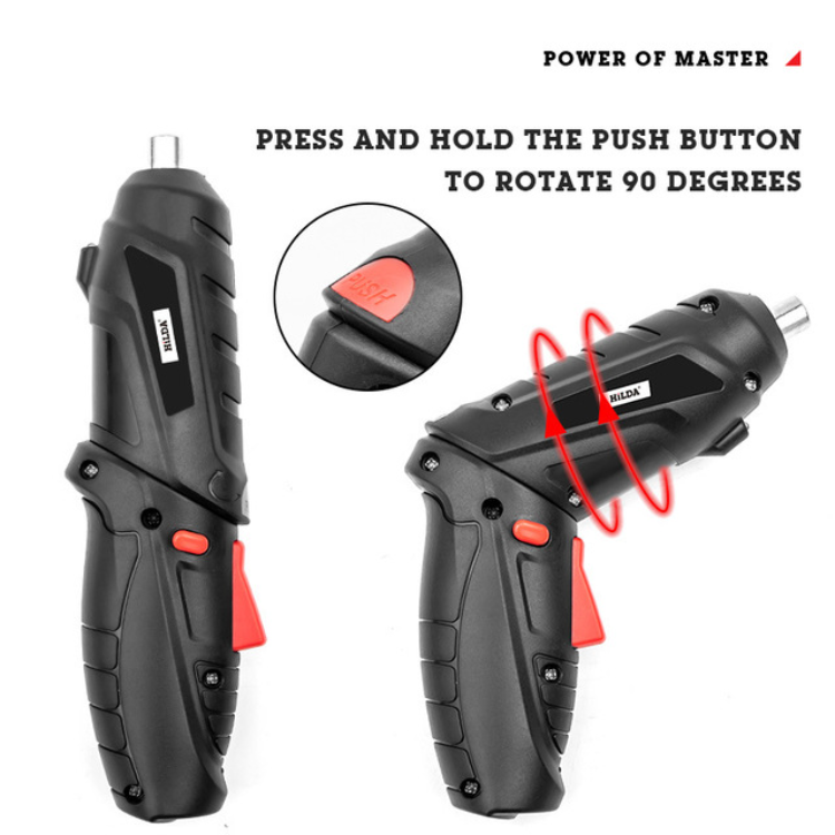 Rotatable Screwdriver Hilda 3.6v Cordless Electric Pistol Rotatable Screwdriver Mini Pen ...