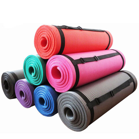 Anti Slip Simple Yoga Mat Eco Friendly For Exercise & Workout Pink Color  8mm