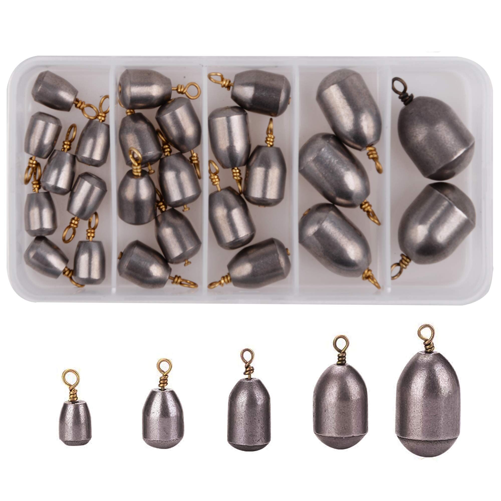Buy China Wholesale Ring Iron Freshwater Saltwater Fishing Weights 25/54pcs  Bass Casting Bell Sinkers & Fishing Sinkers $0.04