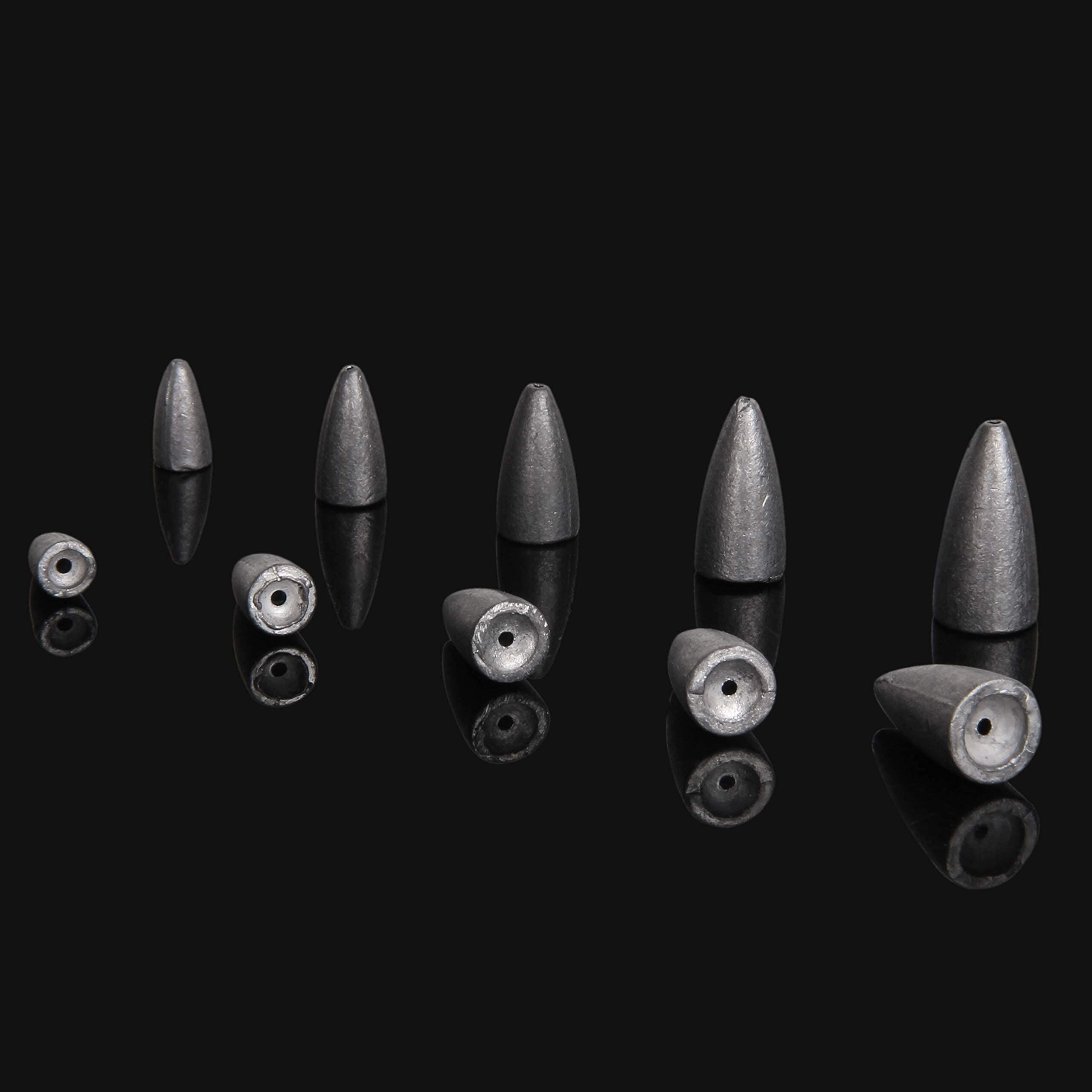 Lead Oval Shape Bass Casting Worm Bullet Tackle Fishing Assortment Weights  Sinkers - China Fishing Sinker and Fishing Weight price