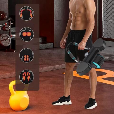 Máquina de treino abdominal 3 em 1, máquina de abdômen, equipamento de  fitness doméstico multifuncional dobrável para exercício muscular abdominal  perda de peso : : Esporte
