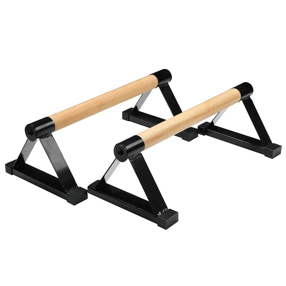 Driven | Professional Large Beech Wooden Parallettes | Calisthenics | Push  Up Bars | Anti Slip Base | Gym Gear Workout Portable Crossfit