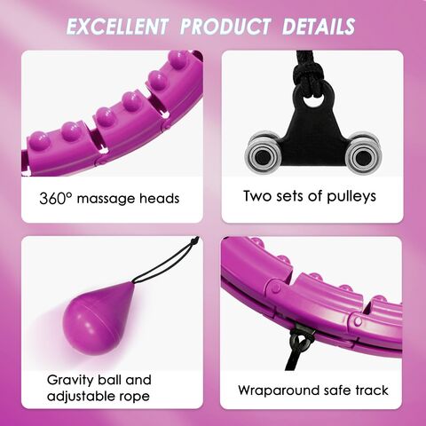 Wholesale Gym Adjustable Adult Beginner Sports Equipment Weighted Smart Fitness  Hula Hoop - China Hula Hoop and Fitness Hula Hoop price