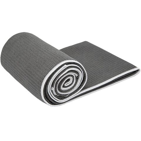 Toalla Yoga Antideslizante Gris - silicona