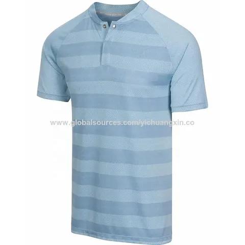 Polo de golf sublimado para hombre, de secado rápido y sin cuello, 88% poliéster 12% spandex, diseño nuevo para exteriores.