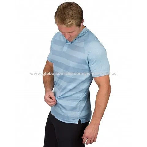 Polo de golf sublimado para hombre, de secado rápido y sin cuello, 88% poliéster 12% spandex, diseño nuevo para exteriores.
