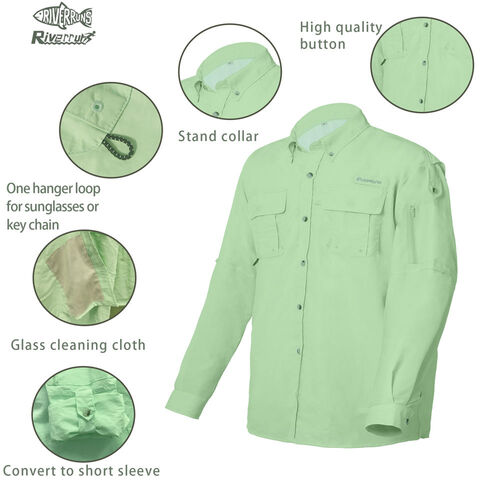 Buy Wholesale China Men's Long Sleeve Fishing Shirt Upf 50+ Uv