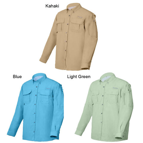 Buy Wholesale China Men's Long Sleeve Fishing Shirt Upf 50+ Uv Protection  With Quick Dry&water-resistant Material For Hiking & Men's Fishing Shirts  at USD 7