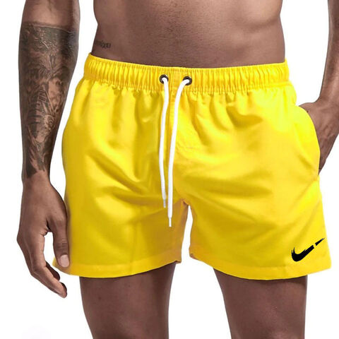 Pantalones Cortos de Natación para Hombre de Secado Rápido para Playa, Trajes de Baño para Hombre, Pantalones Cortos Blancos para Hombre
