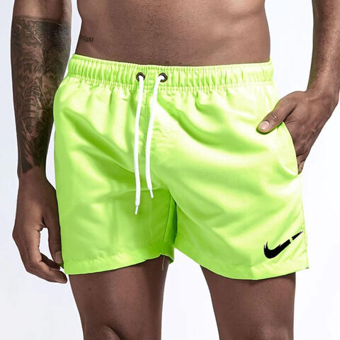 Pantalones Cortos de Natación para Hombre de Secado Rápido para Playa, Trajes de Baño para Hombre, Pantalones Cortos Blancos para Hombre