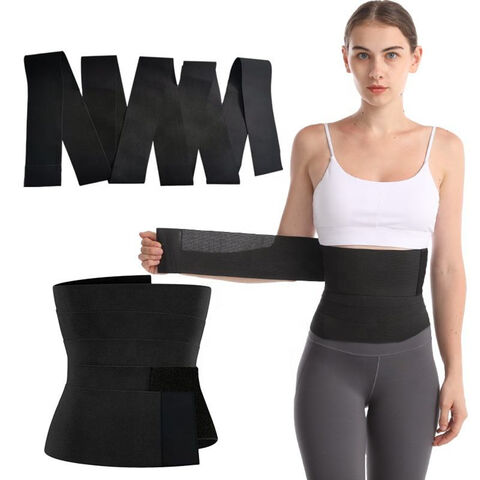 Stretchy Shapewear Lace Waist Trainer Tummy Control Waist Slim Body Shaper  for Stomach Body Band Bandage Wrap Smooth Shapewear (Color : White*2, Size
