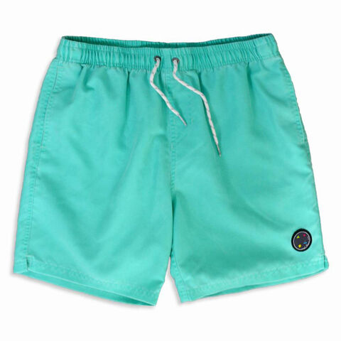 Venta al por mayor de pantalones cortos de playa para hombre, diseño personalizado con logo impreso, pantalones cortos de surf impermeables para natación