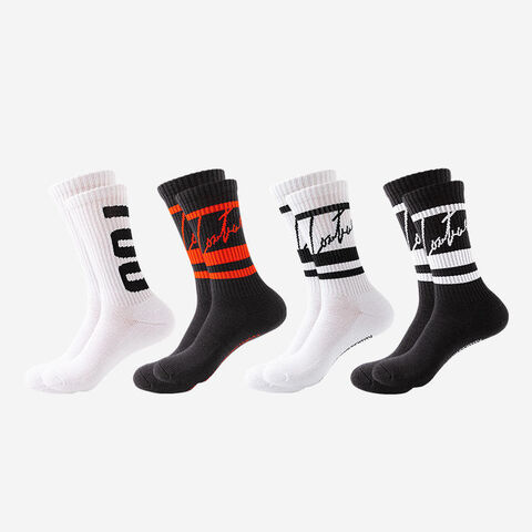 Sublimationsbestickte, kundenspezifische Basketball-Sportsocken OEM