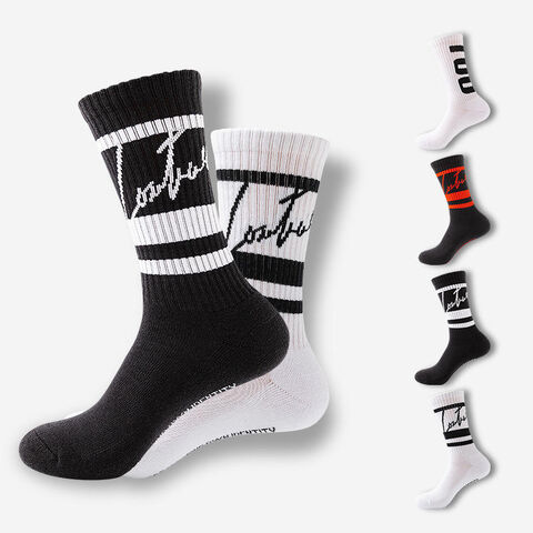 Sublimationsbestickte, kundenspezifische Basketball-Sportsocken OEM