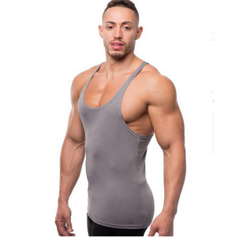 Musculação stringer tanque superior dos homens roupas de ginástica