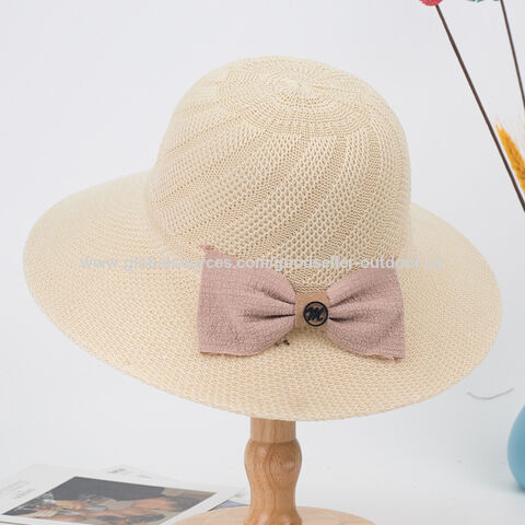 factory Price Elegant Bow Knot Summer Spring Wide Brim Sun Bucket Cap -  China Wholesale Caps $0.87 from Good Seller Co., Ltd (5)