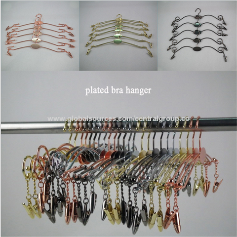 Buy Wholesale China Wholesale Two-line Bra Underwear Clothes Hanger With  Clip Bikini Hanger Hot Selling On  & Wholesale Hanger Clip Wire at  USD 0.53