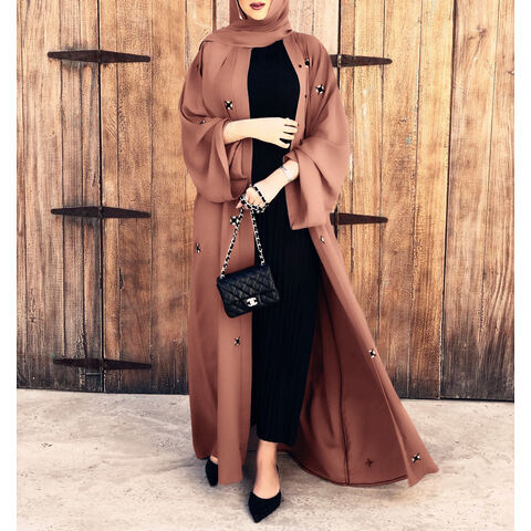 Compre Más Tamaño Dos Piezas Abaya Establece Mujeres Musulmanas Vestido  Hermoso Bordado Moda Kimono Estilo árabe Abaya Ropa Islámica y Ropa  Islámica de China por 8.35 USD